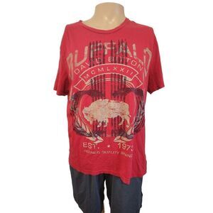 Buffalo David Bitton Red T-Shirt Large